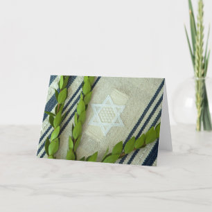 Cartes Pour Fêtes Annuelles Sukkot filled with Happiness