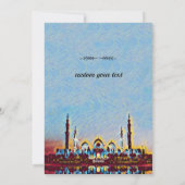 Cartes Pour Fêtes Annuelles Sultan Ahmed mosque (Dos)