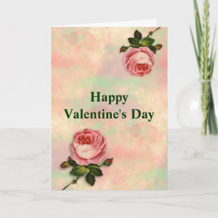 Cartes Pour Fêtes Annuelles Summer Roses Valentine's Day