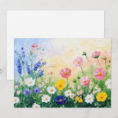 Cartes Pour Fêtes Annuelles Summer time flat (Devant / Derrière)