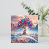 Cartes Pour Fêtes Annuelles Sunrise Crystal (Debout devant)