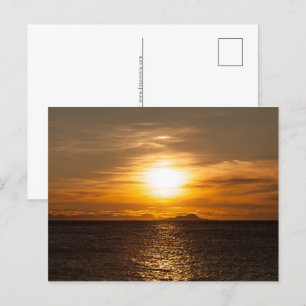 Cartes Pour Fêtes Annuelles Sunset Seascape Nature Photo