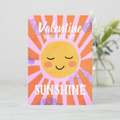 Cartes Pour Fêtes Annuelles Sunshine Valentine (Debout devant)