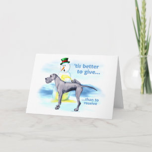 Cartes Pour Fêtes Annuelles Super Dane BTG Blue UC