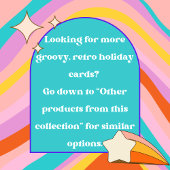 Cartes Pour Fêtes Annuelles Super Retro Arbres de Noël Motif Cadre photo