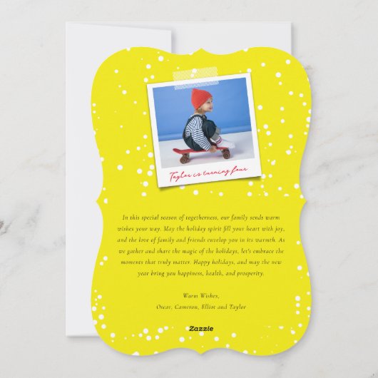 Cartes Pour Fêtes Annuelles Superbe Merveilleuse Jolly Happydocile Année (Dos)