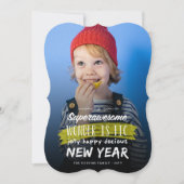 Cartes Pour Fêtes Annuelles Superbe Merveilleuse Jolly Happydocile Année (Devant)