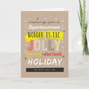 Cartes Pour Fêtes Annuelles Superbe Merveilleux Jolly Happydocile Amusant