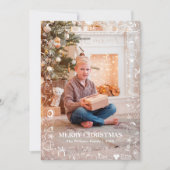 Cartes Pour Fêtes Annuelles Superposition photo de Noël (Devant)