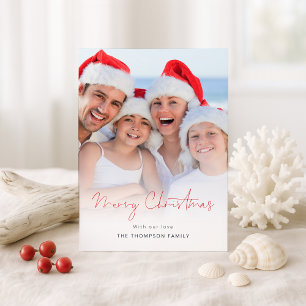 Cartes Pour Fêtes Annuelles Superposition photo moderne NZ Joyeux Noël