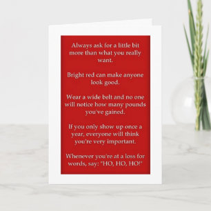 CARTES POUR FÊTES ANNUELLES SUR LA COLLINE DES CONSEILS HUMOUR À NOËL
