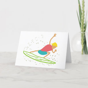 Cartes Pour Fêtes Annuelles Surf