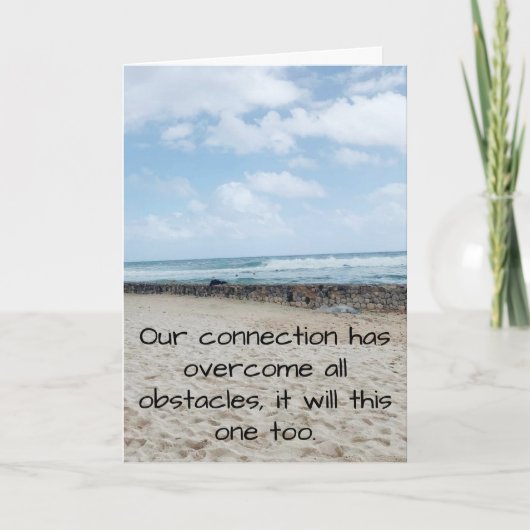 Cartes Pour Fêtes Annuelles Surmonter les obstacles (Devant)