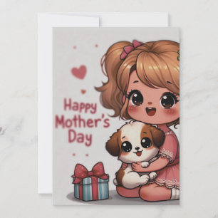 Cartes Pour Fêtes Annuelles Surprise adorable pour la fête des mères