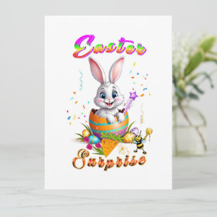 Cartes Pour Fêtes Annuelles Surprise de Pâques