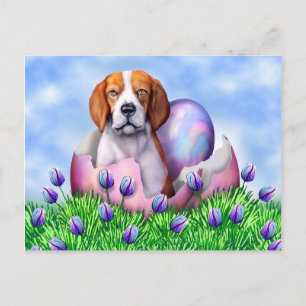 Cartes Pour Fêtes Annuelles Surprise de Pâques beagle