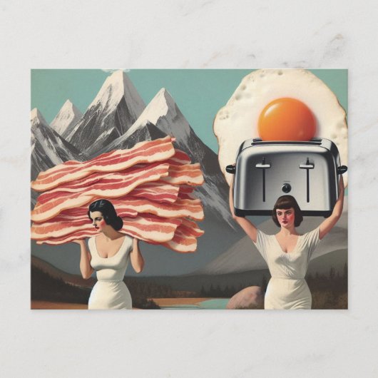 Cartes Pour Fêtes Annuelles Surreal Breakfast (Devant)