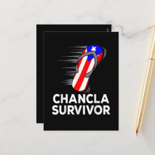 Cartes Pour Fêtes Annuelles Survivant de la chancla