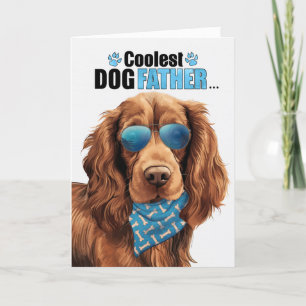 Cartes Pour Fêtes Annuelles Sussex Spaniel Chien Coolest Papa Fête des pères