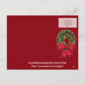 CARTES POUR FÊTES ANNUELLES SUZANNE ELIZABETH CHRISTMAS COLLECTION (Dos)