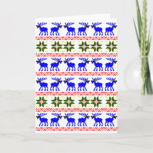 Cartes Pour Fêtes Annuelles Sweater moche (Traitez Avec) Reindeer Noël