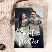 Cartes Pour Fêtes Annuelles Sweater Weather