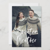 Cartes Pour Fêtes Annuelles Sweater Weather (Devant)