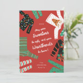 Cartes Pour Fêtes Annuelles Sweaters moches amusants (Debout devant)