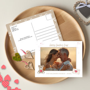 Cartes Pour Fêtes Annuelles Sweet Café couleur photo et message
