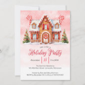 Cartes Pour Fêtes Annuelles Sweet Gingerbread House Fête des fêtes (Devant)