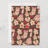 Cartes Pour Fêtes Annuelles Sweet Holiday Gingerpain de Noël Cookies Photo (Dos)