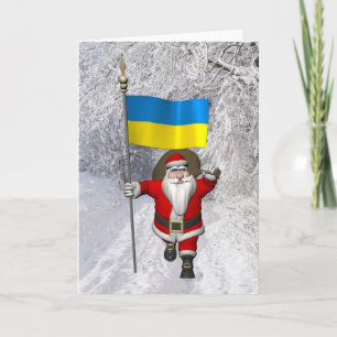 Cartes Pour Fêtes Annuelles Sweet Santa Claus