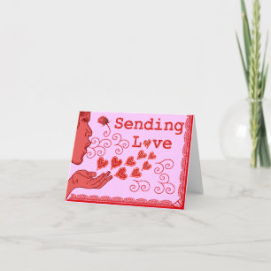 Cartes Pour Fêtes Annuelles Sweet Valentine's Birthday Missing You Love