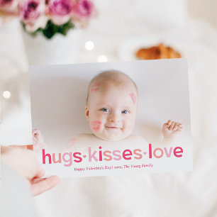 Cartes Pour Fêtes Annuelles Sweet Wishes Editable Color Valentine's Day Card