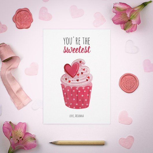 Cartes Pour Fêtes Annuelles Sweetest Valentine