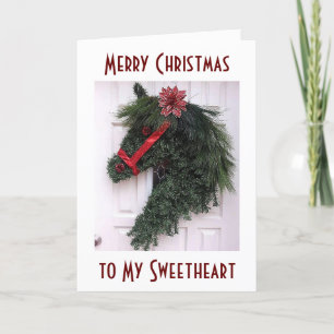 CARTES POUR FÊTES ANNUELLES SWEETHEART-CHRISTMAS EST SPÉCIAL AVEC "VOUS"
