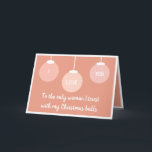 Cartes Pour Fêtes Annuelles Sweetheart de Merry Christmas<br><div class="desc">Love de Christmas</div>