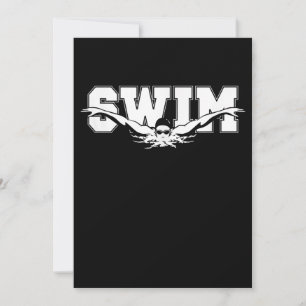 Cartes Pour Fêtes Annuelles Swim Swimmers Compétitivité Natation Athlétisme Ca
