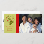 Cartes Pour Fêtes Annuelles Swirl Tree mignon Oiseaux Flocon de neige Joyeux N