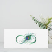 Cartes Pour Fêtes Annuelles Symbole de l'Infinity (Debout devant)