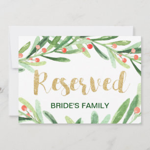 Cartes Pour Fêtes Annuelles Symbole réservé de la couronne de Noël Holly