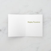 Cartes Pour Fêtes Annuelles Symboles de Pesach (Intérieur)