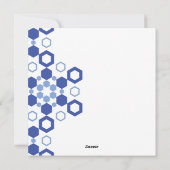 Cartes Pour Fêtes Annuelles Symétrie figée (Dos)