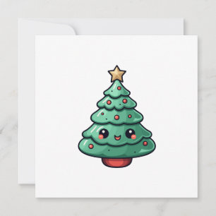 Cartes Pour Fêtes Annuelles Sympa Festif Arbre de Noël Design