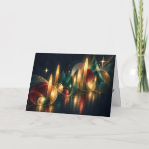Cartes Pour Fêtes Annuelles Symphonie de Noël lumineuse