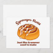 Cartes Pour Fêtes Annuelles Synonym Rolls Comme Grammer Utilisé Pour Faire (Devant / Derrière)