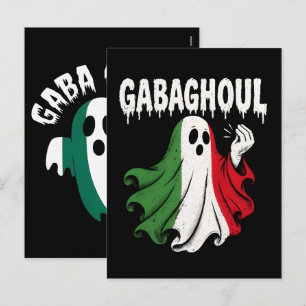 Cartes Pour Fêtes Annuelles T-shirt drôle de Gabaghoul italien pour Halloween