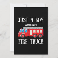 T-shirt Juste un garçon qui aime les camions de po
