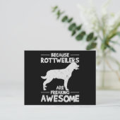Cartes Pour Fêtes Annuelles T-Shirt Rottweiler (Debout devant)