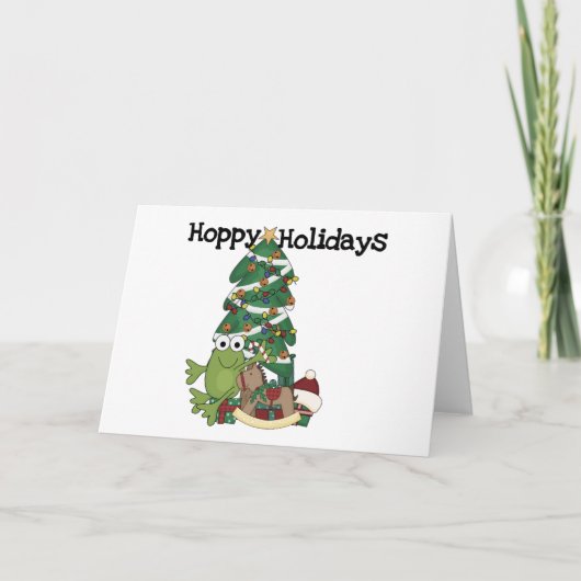 Cartes Pour Fêtes Annuelles T-shirts et cadeaux de houblon de vacances (Devant)